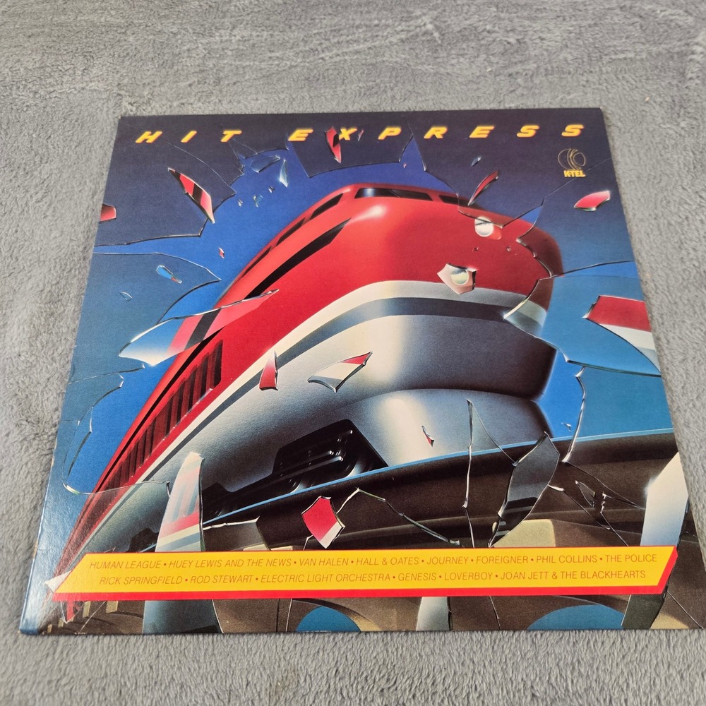 K-Tel Hit Express Vinyl LP 1982 Compilation Van Halen Journey PTU 3010 Tested